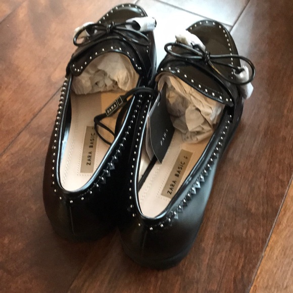 Zara Studded loafers slip on Sz 10❗️sold❗️ - Picture 8 of 8